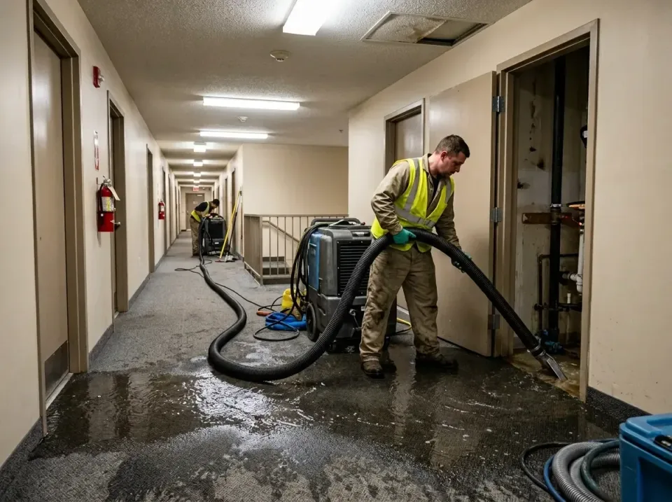multi-unit-apartment-hallway-f-005 — frequently asked questions, Emergency Burst Pipe Water Extraction & Removal in Casa Gra…